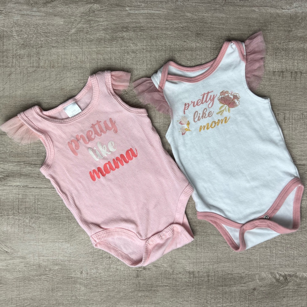 Baby Girl Onesies 3-6 Months